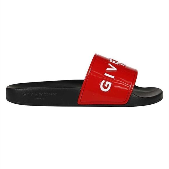 Givenchy Glossy Logo Pool Slide Sandals (37) - Picture 3 of 10